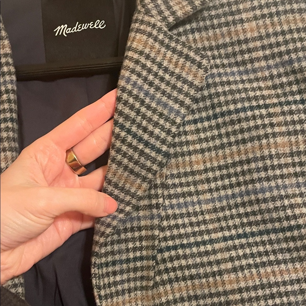 Madewell wool plaid blazer - Picture 2 of 8